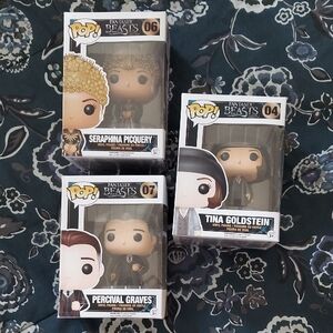Funko Pop! Fantastic Beasts Trio - Seraphina, Percival & Tina